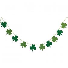 Shamrock Felted Garland