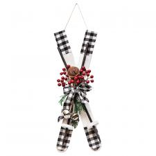 Black/White Ski Hanger, Small