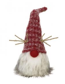 Plush Rudolph Santa Gnome w/LED Antler