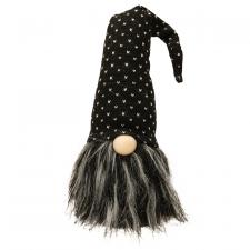 Gray Beard Gnome with Spotted Hat, Large