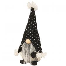 Standing Gray Beard Gnome with Spotted Hat, Small
