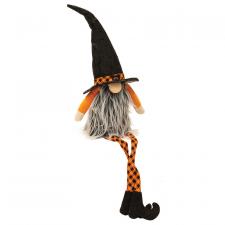 Dangle Leg Halloween Gnome, Large 