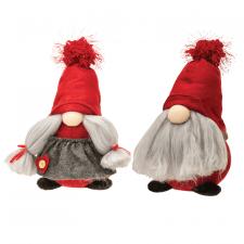 Mr. & Mrs. Red and Gray Gnome, 2 Asstd.