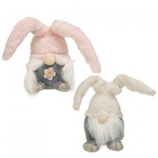 Mr. & Mrs. Mini Fuzzy Bunny Gnome