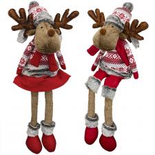 Mr. & Mrs. Nordic Sweater Reindeer, 2 Asstd. - SPECIAL BUY! 