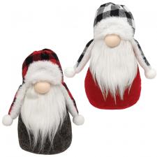 Buffalo Check Trapper Hat Gnome, 2 Asstd.