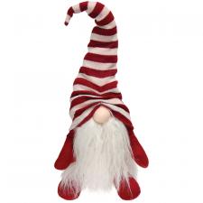 Candy Cane Sitting Gnome Large