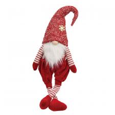 Red Nubby Fabric Dangle Leg  Gnome - SPECIAL BUY! Original P