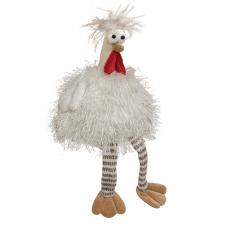 White Dangle Legs Fluffy Chicken