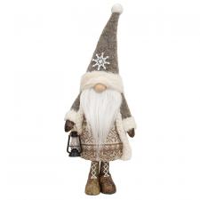 Nordic Santa Gnome with Lantern