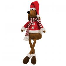 Dangle Leg Santa Dachshund