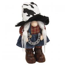 Cowgirl Standing Gnome